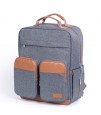 Alameda Pocketer Diaper Backpack - Large - Grey